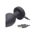 XR Brands - Zeus - bežični E-Stim analni vibrator (crni)