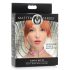 Master Series Kinky Kitty - ogrlica sa priveskom mačje glave (roze)