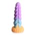 Creature Cocks Mistika - jednorog dildo - 21cm (ljubičasto-žuto)