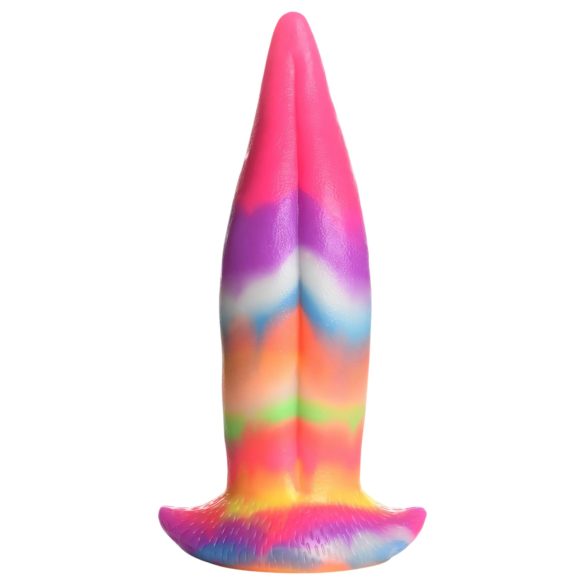 Creature Cocks Tongue - светлећи силиконски дилдо - 21cm