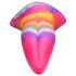 Creature Cocks Tongue - светлећи силиконски дилдо - 21cm