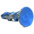 Creature Cocks Kraken - spiralni dildo od pipaka - 21 cm (zlatno-plavi)