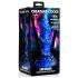 Creature Cocks Kraken - spiralni dildo od pipaka - 21 cm (zlatno-plavi)