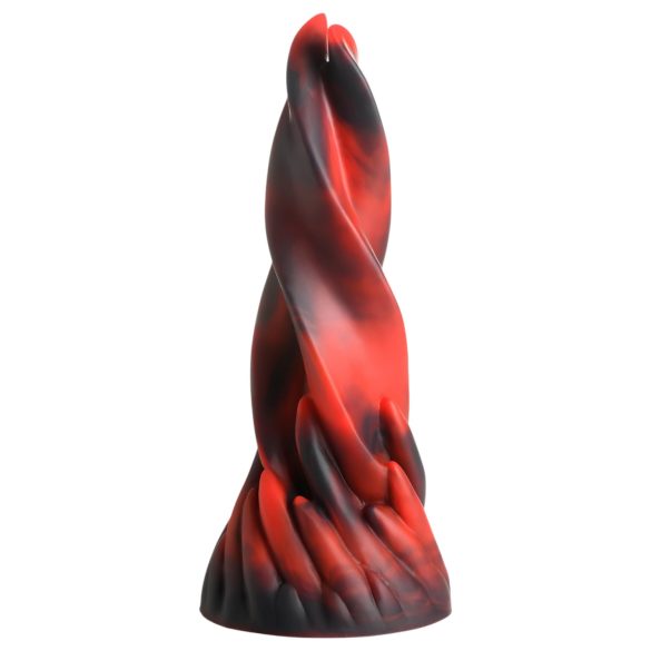 Hell Kiss silikonski dildo - 19cm (crveni)