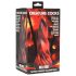 Hell Kiss silikonski dildo - 19cm (crveni)