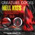 Hell Kiss silikonski dildo - 19cm (crveni)
