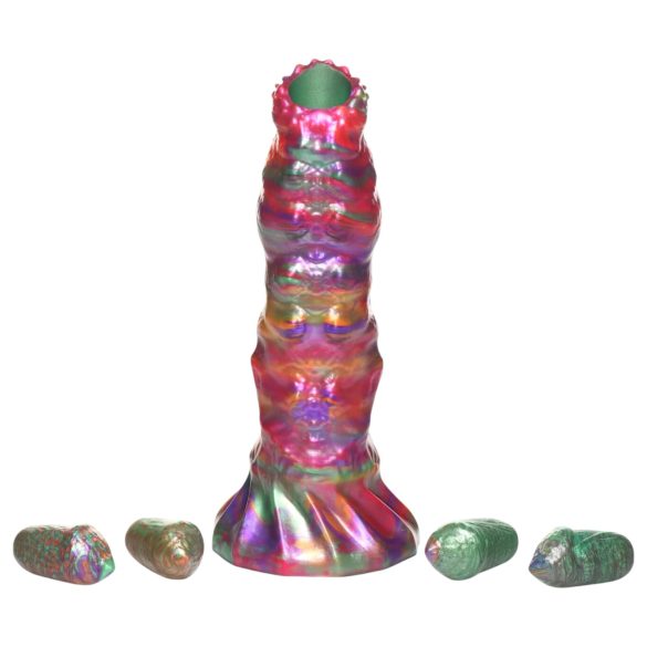 Creature Cocks Larva - vanzemaljac ovipozitor dildo (dugine boje)