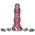 Creature Cocks Larva - vanzemaljac ovipozitor dildo (dugine boje)