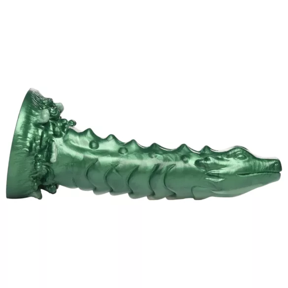 Čudovišni Kraken - Zeleni silikonski dildo
