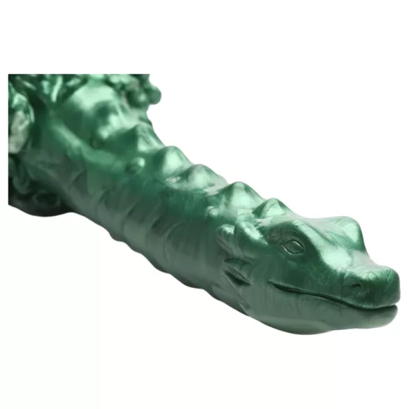 Čudovišni Kraken - Zeleni silikonski dildo