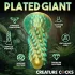Stvor Cocks Stegosaurus - silikonski dildo - 20cm (zeleni)
