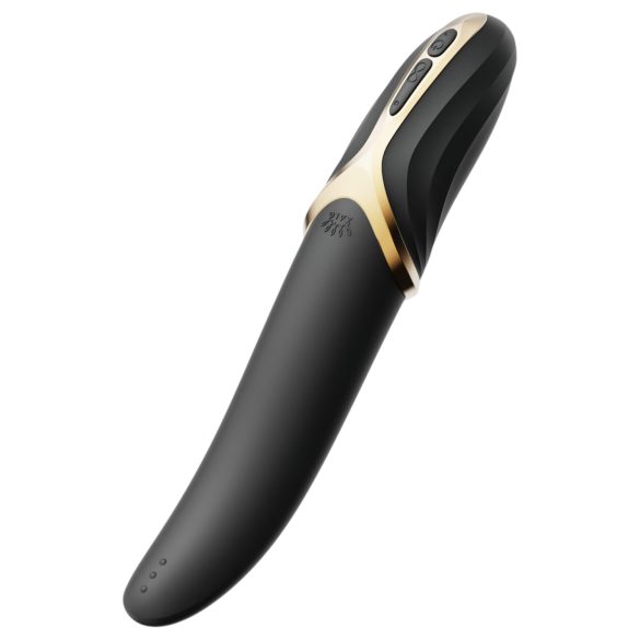 Zalo Eve - punjivi, grejni rotacioni vibrator (crni)