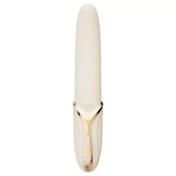 Zalo Eve - bežični, grejni rotirajući vibrator (bela)