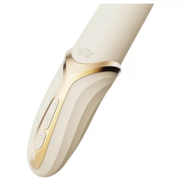 Zalo Eve - bežični, grejni rotirajući vibrator (bela)