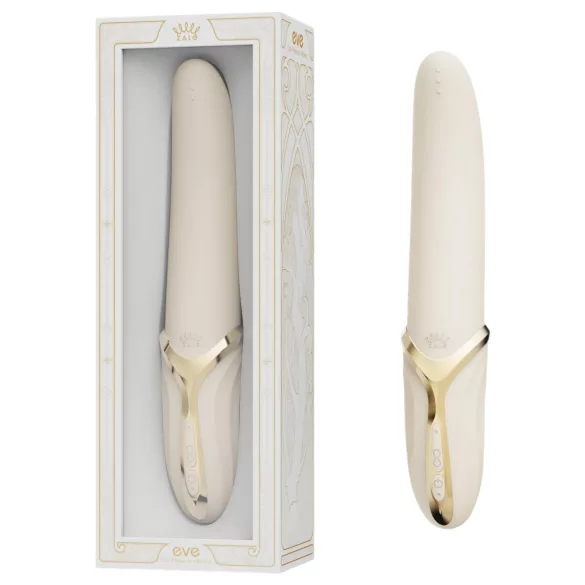 Zalo Eve - bežični, grejni rotirajući vibrator (bela)