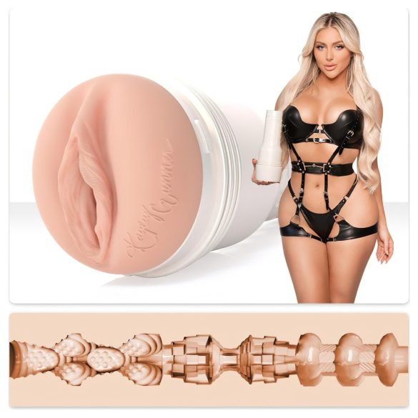 Fleshlight Kayley Gunner - prirodna vagina (natur)