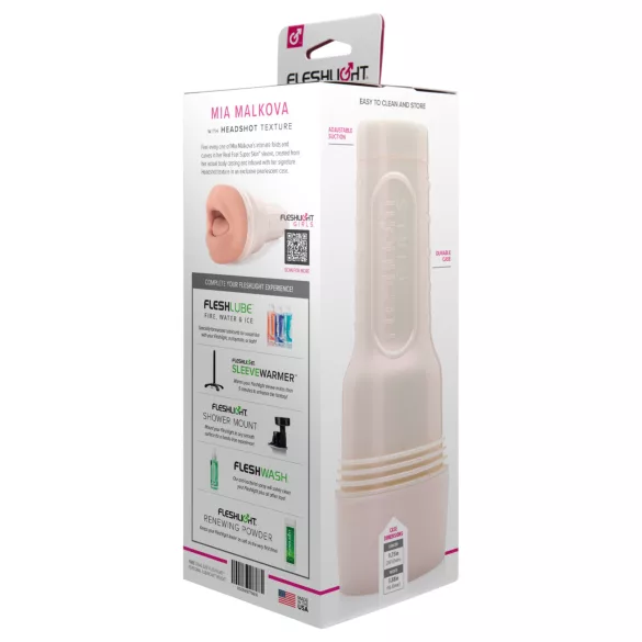 Fleshlight Mia Malkova - realistični masturbator (prirodna boja)