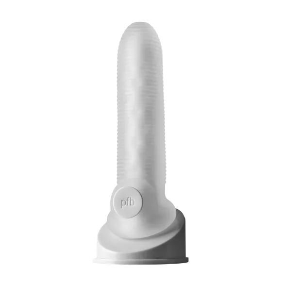 Fat Boy Micro Ribbed - penis rukav (17cm) - bela