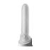 Fat Boy Micro Ribbed - navlaka za penis (19cm) - bela