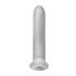 Fat Boy Micro Ribbed - navlaka za penis (19cm) - bela