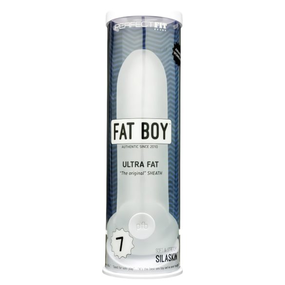 Fat Boy Original Ultra Debeli - navlaka za penis (19cm) - bela
