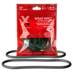   Perfect Fit Slim Wrap 12 - Tanki Prsten za Penis - Crna (30 cm)