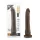 Dr. Skin 8,5 - realistični dildo sa vakumom - braon (20,5cm)