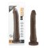 Dr. Skin 8,5 - realistični dildo sa vakumom - braon (20,5cm)