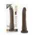Dr. Skin 8,5 - realistični dildo sa vakumom - braon (20,5cm)