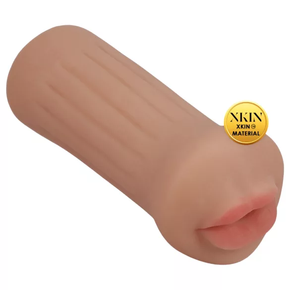 XKIN - veštačka vagina masturbator - S (tamna prirodna)
