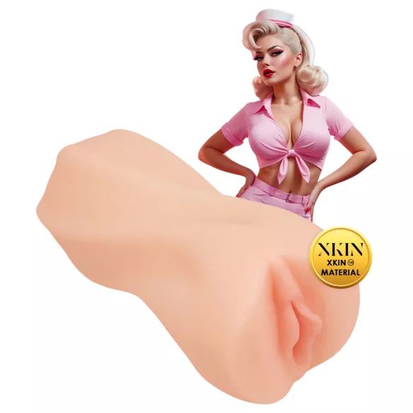 XKIN Cutie Darla - realistična veštačka vagina masturbator (natur)