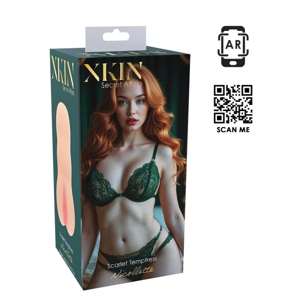 XKIN Temtress Nicolette - realistična veštačka vagina masturbator (natur)