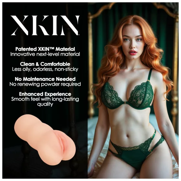 XKIN Temtress Nicolette - realistična veštačka vagina masturbator (natur)