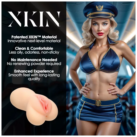 XKIN Lexi Cockpit - realistična veštačka vagina masturbator (natur)