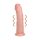 REALROCK - prirodni vibrator sa vakuumskim postoljem (20,5 cm)