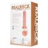 REALROCK - prirodni vibrator sa vakuumskim postoljem (20,5 cm)