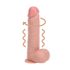 REALROCK - rotirajući vibrator - prirodni izgled (20,5 cm)