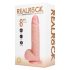 REALROCK - rotirajući vibrator - prirodni izgled (20,5 cm)