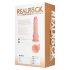 REALROCK - rotirajući vibrator - prirodni izgled (20,5 cm)