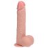 REALROCK - rotirajući vibrator - prirodni izgled (20,5 cm)