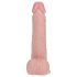 REALROCK - rotirajući vibrator - prirodni izgled (20,5 cm)