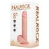 REALROCK - prirodni vibrator sa dojkom (20,5cm)