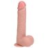 REALROCK - prirodni vibrator sa dojkom (20,5cm)
