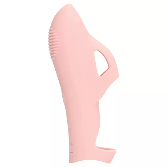 Loveline - rebrasti prstni vibrator (pink)