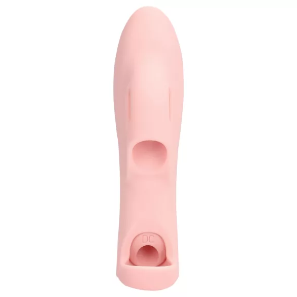 Loveline - rebrasti prstni vibrator (pink)