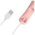 Loveline - rebrasti prstni vibrator (pink)