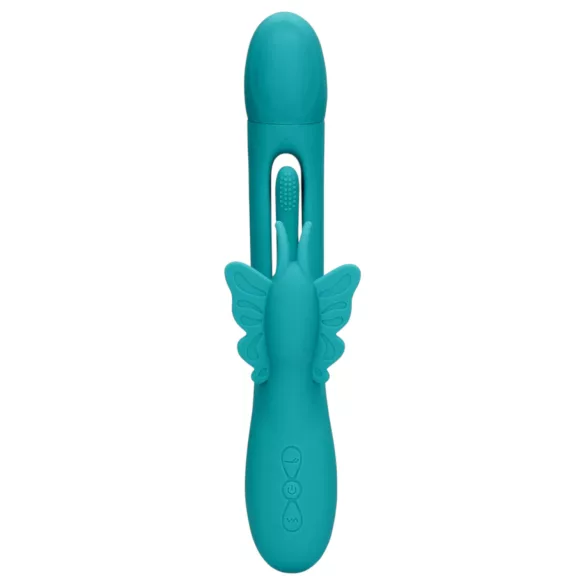 Loveline - leptirasti, jezičasti vibrator (tirkizni)