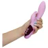 Loveline - punjivi, zeka klitoralni vibrator (roze)