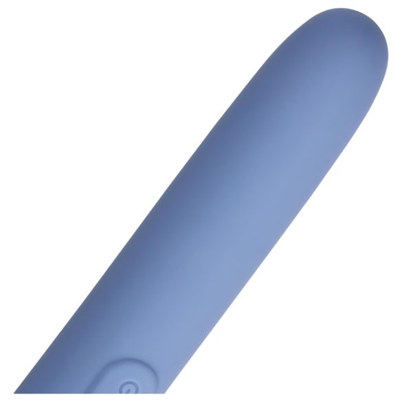 Loveline Travel - Vibrator na baterije sa rezervoarom za lubrikant (pastelno plav)