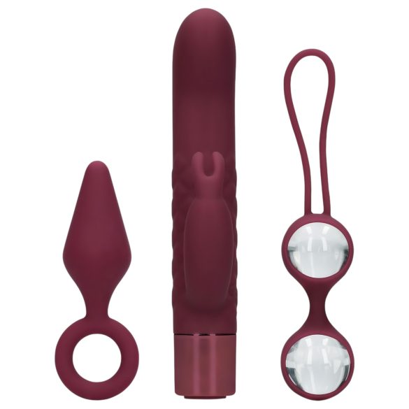 Loveline (S)explore - set seksualnih igračaka za žene - (crvena)